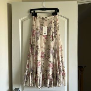 Love Shack Fancy Lil Skirt Almond - size 6